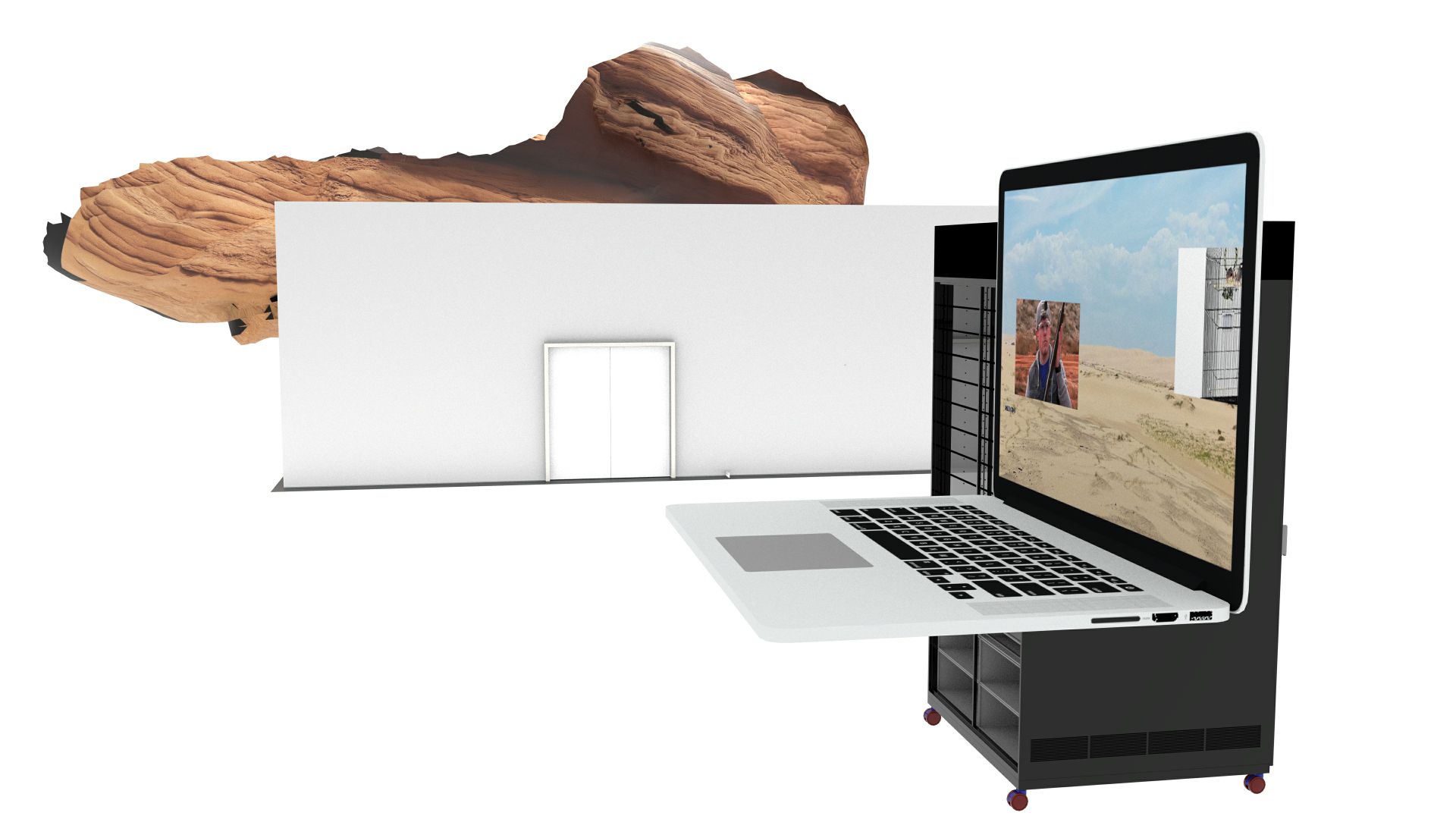 构思场景 展览 服务器 沙漠 电脑_Macbook_i9